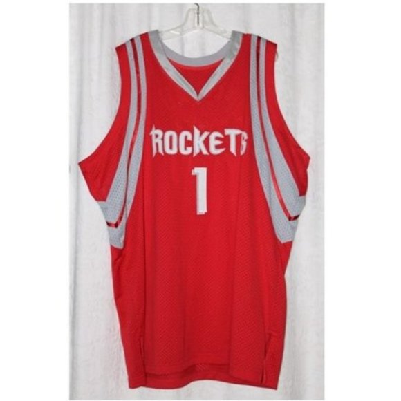 unbranded Other - NBA Houston Rockets Tracy McGrady 1 Red Jersey Red